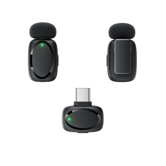Беспроводные микрофоны Acefast R2 петличные Black (6974316284901) - изображение 4