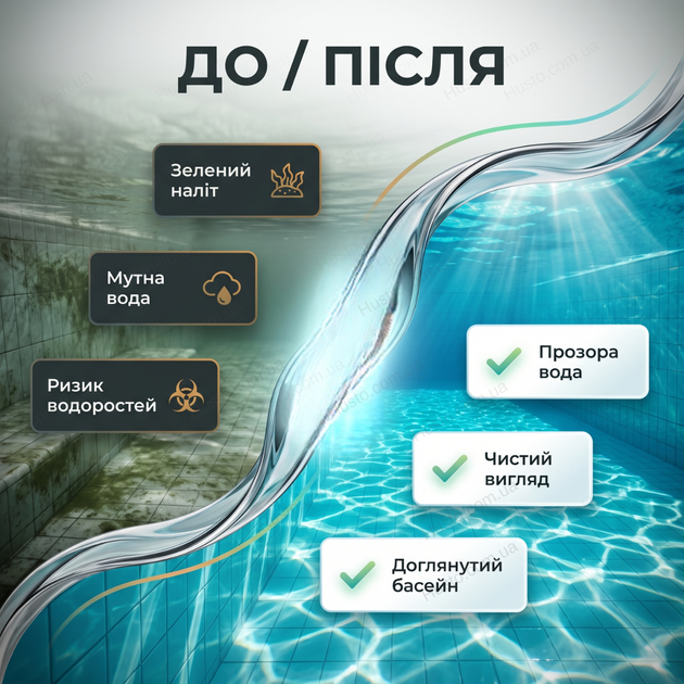 Альгекс Water World Window 20 л против зелени и водорослей в бассейне spa реагент чистота прозрачность воды - изображение 4