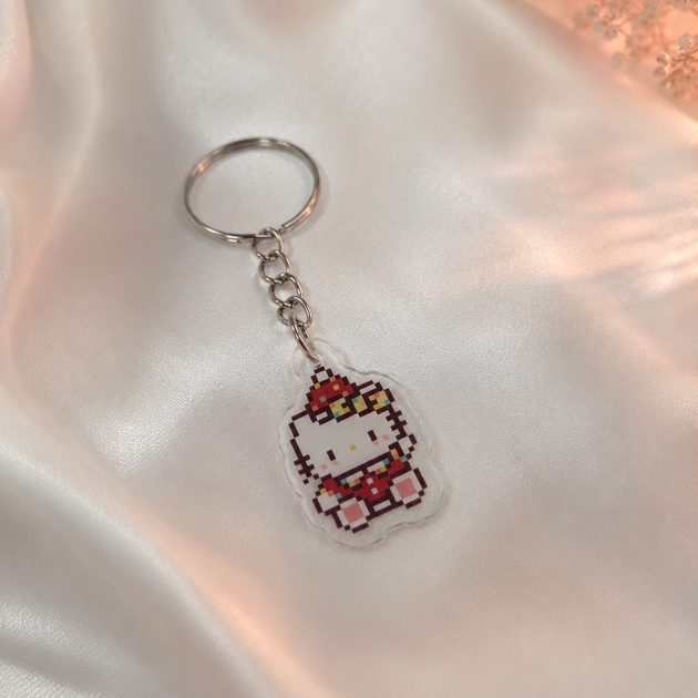 Акриловий брелок Hello Kitty (Хеллоу Кітті) піксельний 3×2 см 03 - Фото 5 Акриловий брелок Hello Kitty (Хеллоу Кітті) піксельний 3×2 см 03 - зображення 5