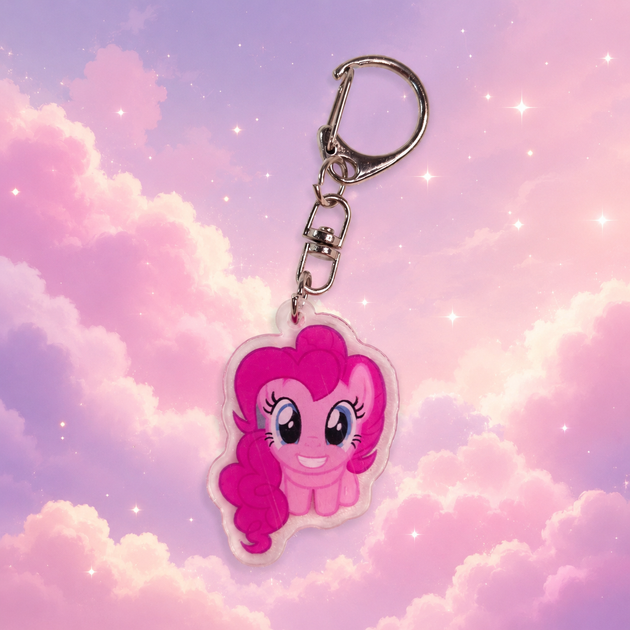Акриловий брелок Пінкі Пай, My Little Pony 4х2.5 см - зображення 2