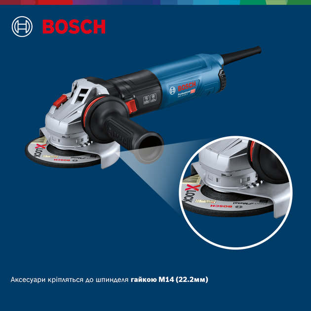 Угловая шлифовальная машина Bosch GWS 14-125 S (06017D0100) - Фото 7 Угловая шлифовальная машина Bosch GWS 14-125 S (06017D0100) - изображение 7