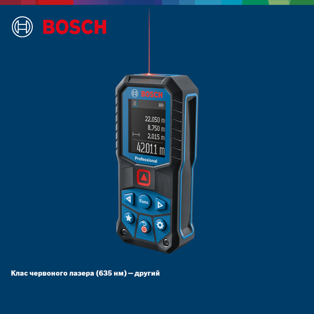Лазерный дальномер Bosch Professional GLM 50-22 с чехлом и батарейками (0601072S00) - изображение 3