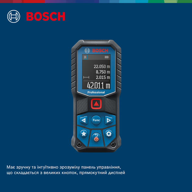 Лазерный дальномер Bosch Professional GLM 50-22 с чехлом и батарейками (0601072S00) - изображение 5