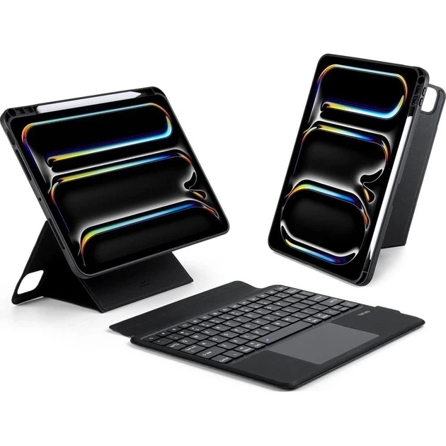Чохол Dux Ducis DK з бездротовою клавіатурою для iPad Pro 11" (2024) Black (6934913005088) - Фото 1 Чохол Dux Ducis DK з бездротовою клавіатурою для iPad Pro 11" (2024) Black (6934913005088) - зображення 1