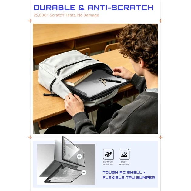 Чехол Supcase Unicorn Beetle Pro для MacBook Neo 13 2026 Black/Clear (843439161412) - изображение 6