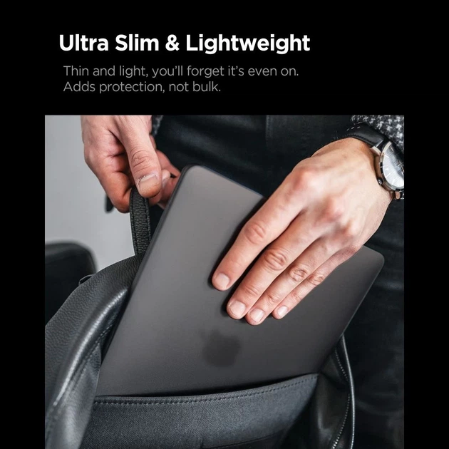Etui Spigen AirSkin do MacBook Pro 16 Pro/M5 Pro Max 2021-2026 Black (8800337246605) - obraz 6