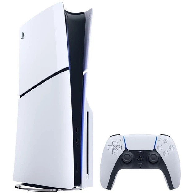 Ігрова приставка Sony PlayStation 5 Slim 1TB Blu-ray (CFI-2116) + Подарунок підставка - Фото 1 Ігрова приставка Sony PlayStation 5 Slim 1TB Blu-ray (CFI-2116) + Подарунок підставка - изображение 1