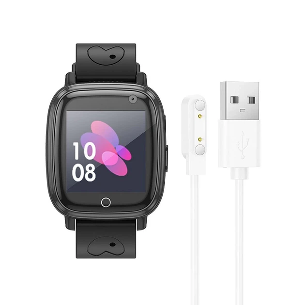 Смарт-годинник Hoco Y100 для дітей 1.44" 2G Black (6942007625623) - зображення 3