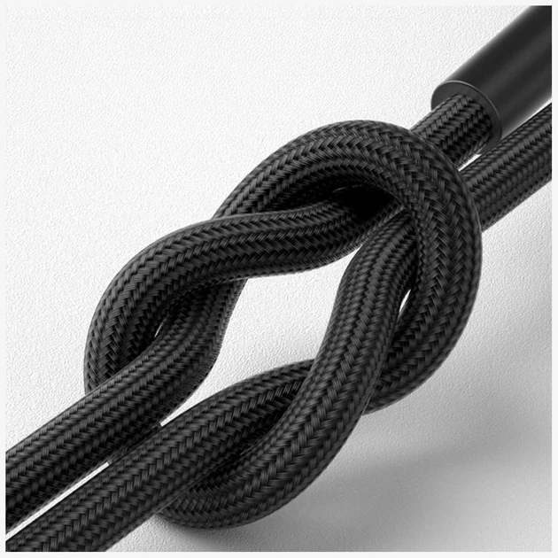 Кабель 3mk Hyper Cable N-Series USB-C to USB-C 1m 48V/5A 240W Black (5903108758659) - Фото 3 Кабель 3mk Hyper Cable N-Series USB-C to USB-C 1m 48V/5A 240W Black (5903108758659) - изображение 3