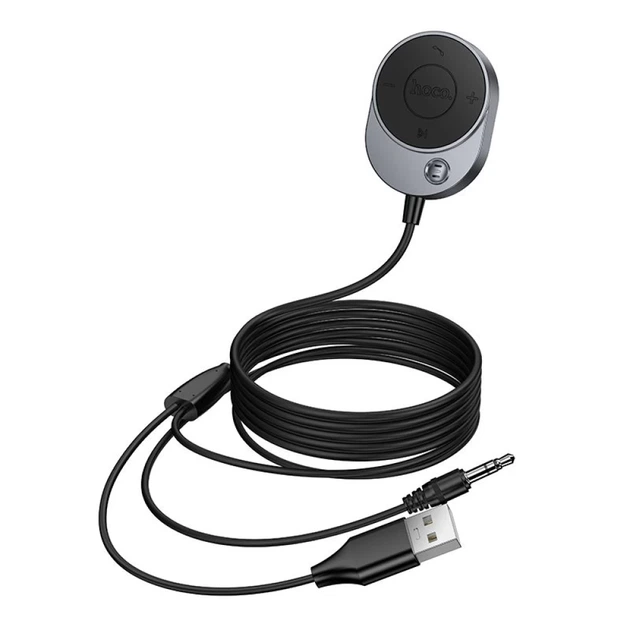 Bluetooth-приемник Hoco E150 Grey (6942007664196) - изображение 5