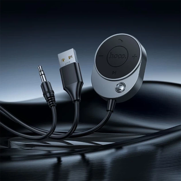 Bluetooth-приемник Hoco E150 Grey (6942007664196) - изображение 7