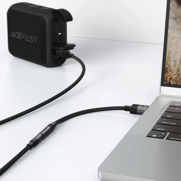 Адаптер Acefast J13 USB-A на mini jack 3.5 mm Black (6974316285298) - Фото 6 Адаптер Acefast J13 USB-A на mini jack 3.5 mm Black (6974316285298) - изображение 6