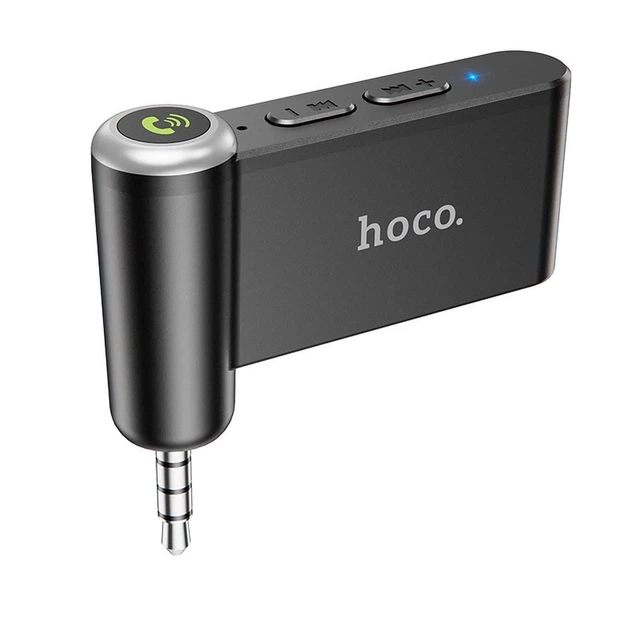 Приймач AUX Hoco Bluetooth Jack 3.5 mm E58 Black (6931474748768) - зображення 2