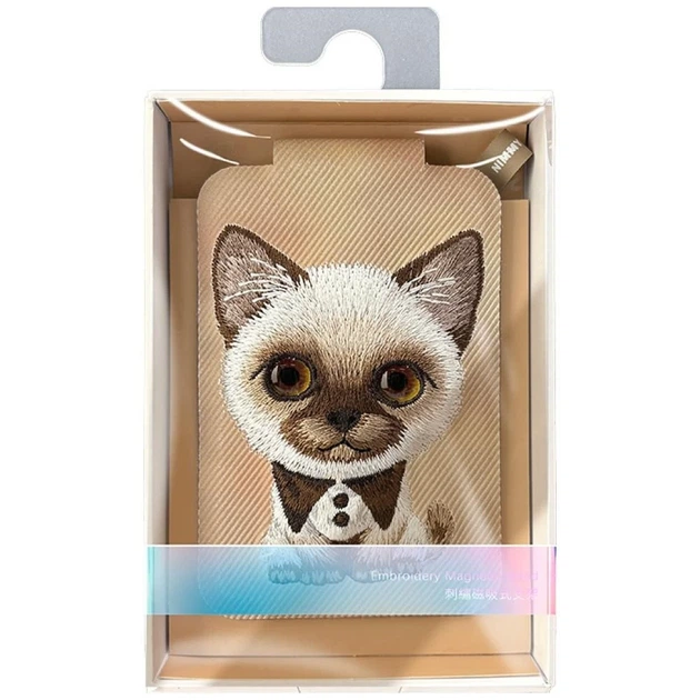 Etui-portfel Nimmy New Big-Eye Cute Pets 2.0 Brown (6971080315572) - obraz 7