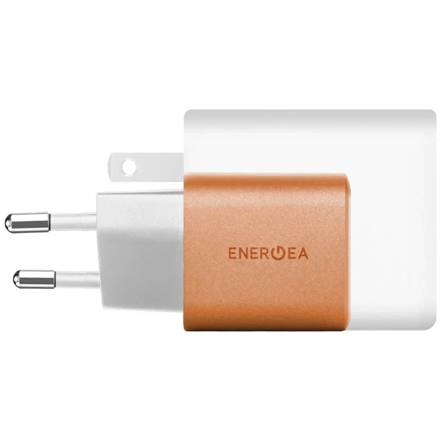 Ładowarka Energea Ampcharge GaN35 USB-C/USB-A PD/PPS/QC3.0 35W Orange (8885020104325) - obraz 3