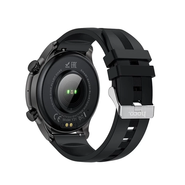 Смарт-годинник Hoco Y31 1.46" TFT IP67 Black (6942007654098) - Фото 3 Смарт-годинник Hoco Y31 1.46" TFT IP67 Black (6942007654098) - зображення 3