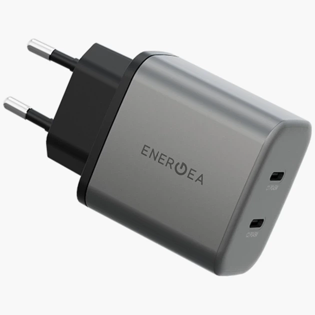 Ładowarka sieciowa Energea Ampcharge GaN45 PD/PPS/QC3.0 45W Grey (8885020102260) - obraz 2