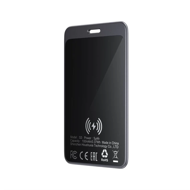 Bluetooth-трекер Acefast S3 в виде карты совместимый с Apple Find My Grey (6974316285694) - Фото 3 Bluetooth-трекер Acefast S3 в виде карты совместимый с Apple Find My Grey (6974316285694) - изображение 3