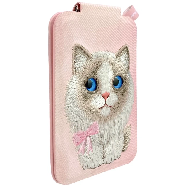Etui-portfel Nimmy New Big-Eye Cute Pets 2.0 Pink (6971080317712) - obraz 4