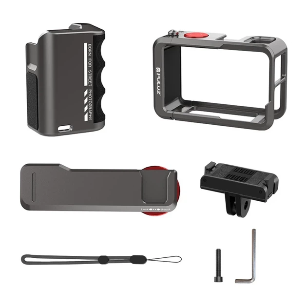 Металлический защитный корпус Puluz с креплением для DJI Osmo Action 5 Pro/Action 4/Action 3 (PU1058TS) - изображение 3