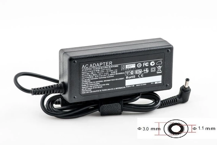 Блок питания для ноутбуков PowerPlant ACER 220V, 19V 65W 3.42A (3.0*1.1) - Фото 1 Блок питания для ноутбуков PowerPlant ACER 220V, 19V 65W 3.42A (3.0*1.1) - изображение 1