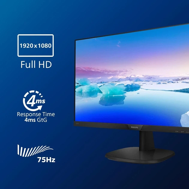 Монітор 24" Philips 243V7QDAB/00 Full HD IPS 60 Гц (102401061) - Уцінка - зображення 4
