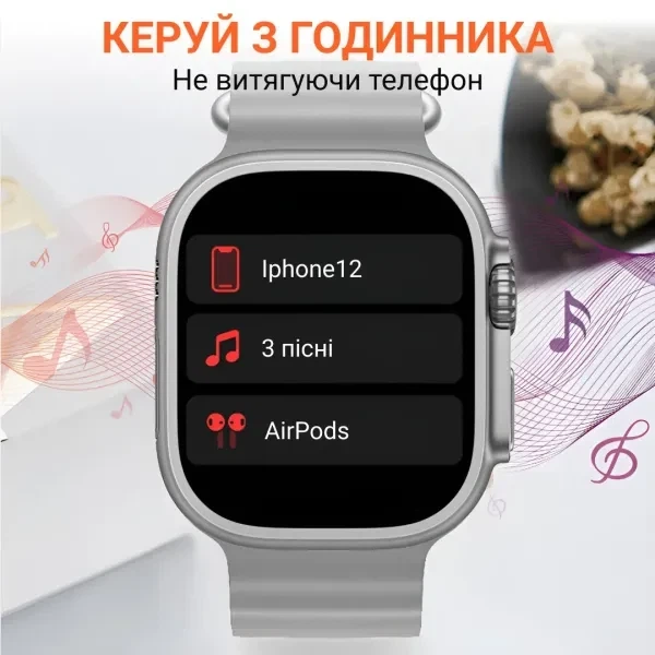 Смарт-часы с функцией звонка 2.2 дюйма GPS для активного образа жизни белый PS-3349 - Фото 1 Смарт-часы с функцией звонка 2.2 дюйма GPS для активного образа жизни белый PS-3349 - изображение 1
