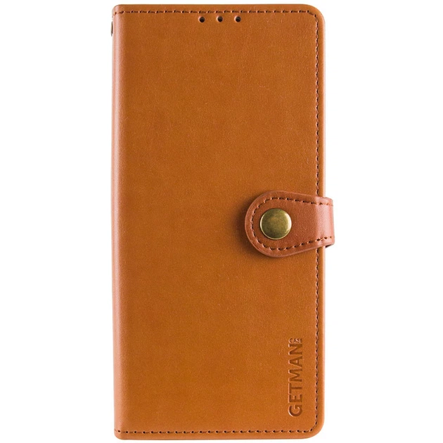 Шкіряний чохол книжка GETMAN Gallant (PU) для Samsung Galaxy S24+ Brown - Фото 1 Шкіряний чохол книжка GETMAN Gallant (PU) для Samsung Galaxy S24+ Brown - зображення 1