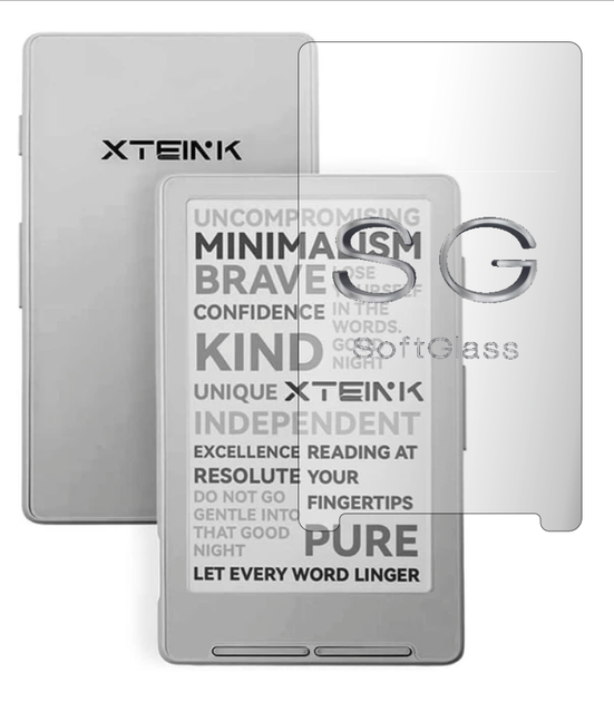 Мягкое стекло для Xteink X4 полиуретановое SoftGlass - зображення 3