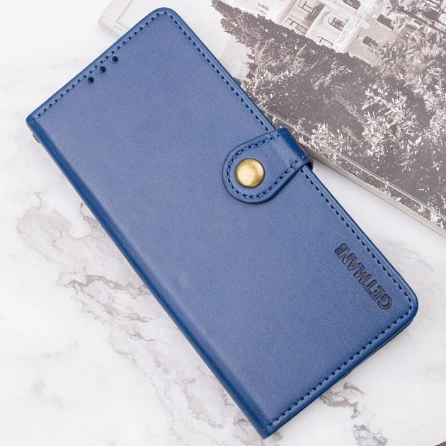 Шкіряний чохол книжка GETMAN Gallant (PU) для Samsung Galaxy S24+ Blue - зображення 5
