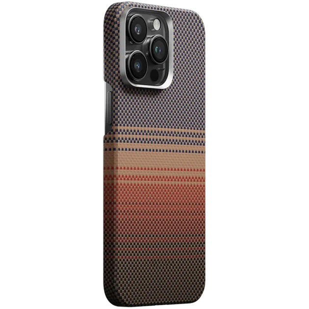 Ультратонкий чехол Carbon Protection Slim MagSafe для iPhone 14 Pro Max (Айфон 14 Про Макс) Red - изображение 2