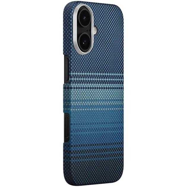 Ультратонкий чехол Carbon Protection Slim MagSafe для iPhone 17 (Айфон 17 ) Blue - изображение 2