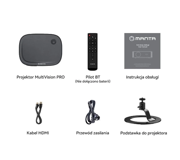 Проектор Manta MultiVision PRO PMA502A24 LED Full HD Wi-Fi Bluetooth Android - Фото 5 Проектор Manta MultiVision PRO PMA502A24 LED Full HD Wi-Fi Bluetooth Android - изображение 5