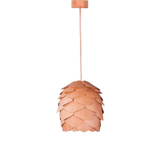 Світильник підвісний EnergoLux Wood&Light 40 Вт Е27 Р-390 бук - зображення 2