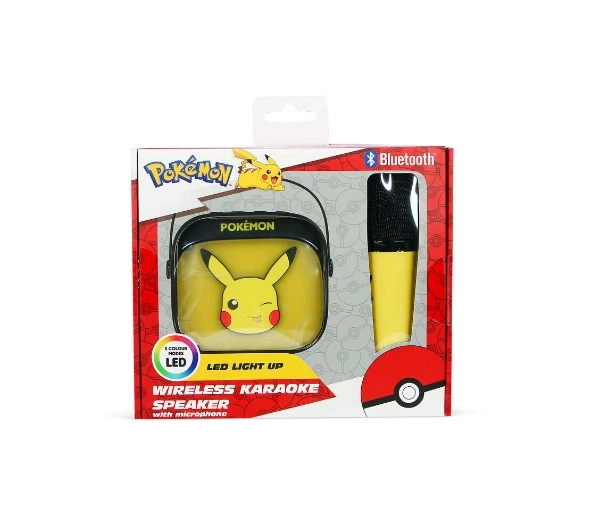 Мікрофон з динаміком Bluetooth OTL Technologies Pokemon 5W Жовтий - Фото 3 Мікрофон з динаміком Bluetooth OTL Technologies Pokemon 5W Жовтий - изображение 3
