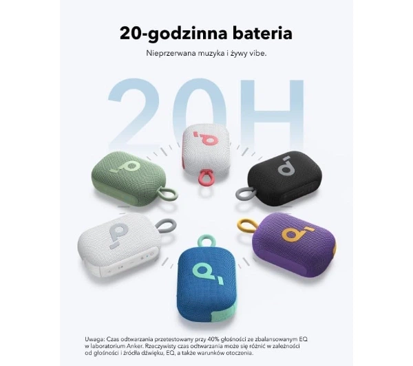 Bluetooth-колонка Soundcore Select 4 Go 5W Фіолетова - изображение 4