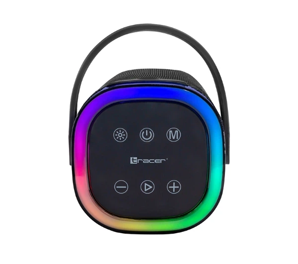 Bluetooth-колонка Tracer Stripe XL TWS BT RGB 10W FM-радіо Чорна - изображение 3