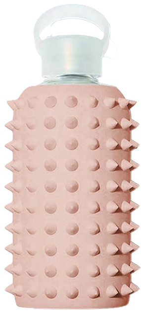 Szklana butelka na wodę BKR Teddy Spiked 1000 ml Różowa (812746022044) - Zdjęcie 1 Szklana butelka na wodę BKR Teddy Spiked 1000 ml Różowa (812746022044) - obraz 1