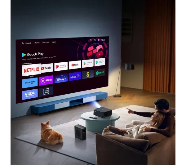 Проектор для домашнього кіно Yaber K2s Pro LCD Full HD Wi-Fi Bluetooth Google TV - Фото 11 Проектор для домашнього кіно Yaber K2s Pro LCD Full HD Wi-Fi Bluetooth Google TV - изображение 11