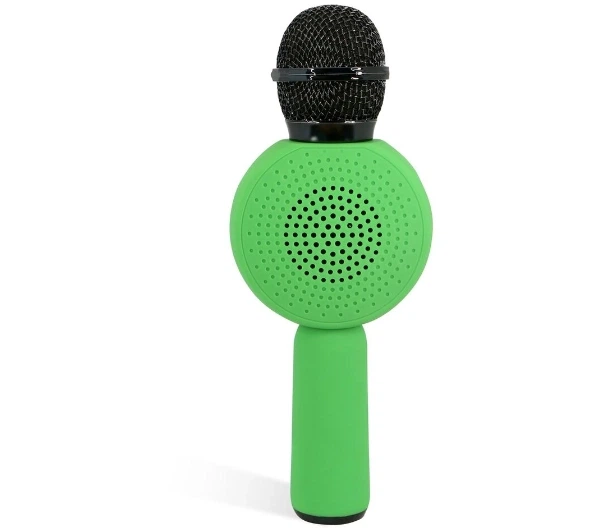 Мікрофон з динаміком Bluetooth OTL Technologies Minecraft Creeper PopSing LED підсвічування бездротове караоке 5W Зелений - изображение 8