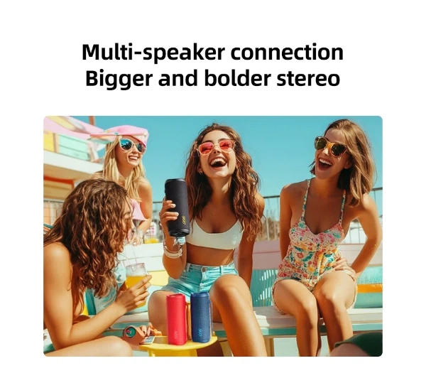 Bluetooth динамік QCY SP7 40W Чорний - Фото 4 Bluetooth динамік QCY SP7 40W Чорний - изображение 4