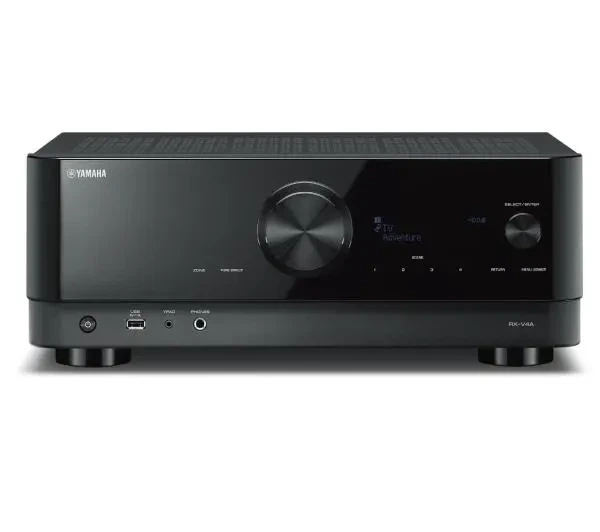 Стерео комплект Yamaha MusicCast RX-V4A Чорний, Indiana Line Nota 550 X Горіх - изображение 5