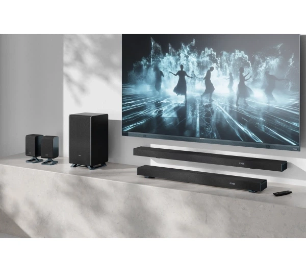 Саундбар Sharp HT-SBW53121 3.1.2 Bluetooth Dolby Atmos DTS X Чорний - Фото 6 Саундбар Sharp HT-SBW53121 3.1.2 Bluetooth Dolby Atmos DTS X Чорний - изображение 6
