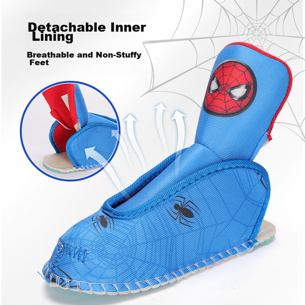 Роликові ковзани Disney Spider-Man для дітей, професійні роликові ковзани прямої лінії, регульовані ковзани All-Flash, подарунки - зображення 7