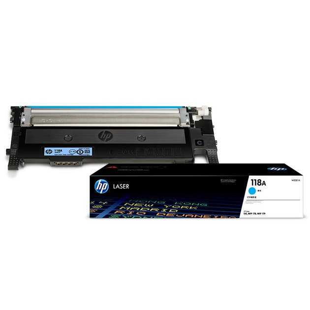 Картридж HP 118A (W2081A) оригинальный голубой одинарный, 700 страниц - изображение 7