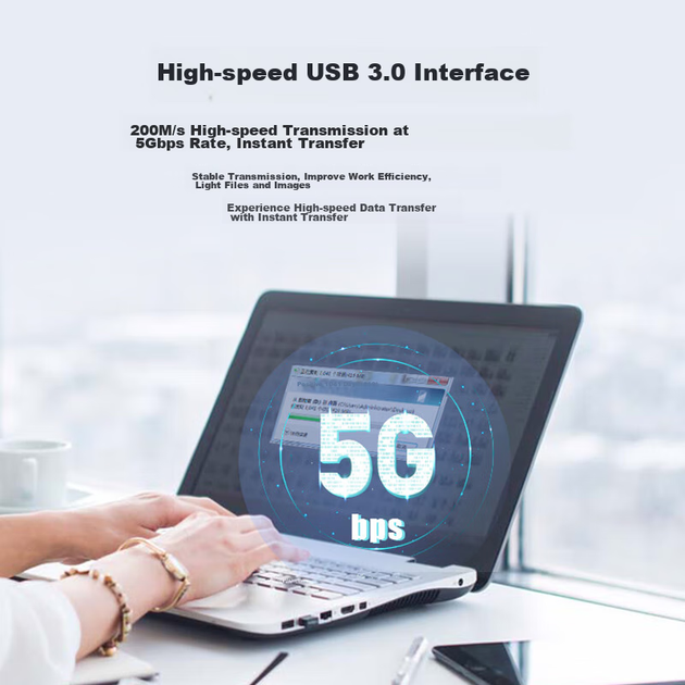 Хаб Lenovo USB 3.0 док-конвертер на 4 входи універсальний - зображення 4