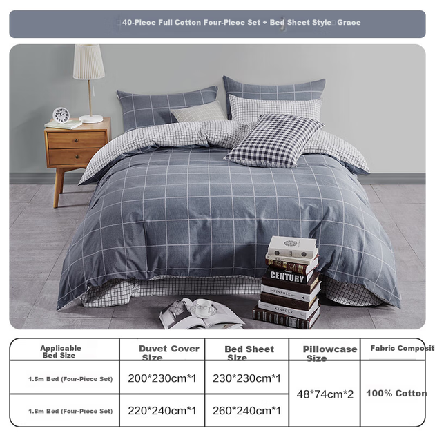 Комплект постельного белья BEYOND Home Textile, четыре предмета: пододеяльник и простыня из чистого хлопка, 100% хлопок, полностью хлопковый пододеяльник для кровати 1,8 метра, для дома и гостевой комнаты. - Фото 4 Комплект постельного белья BEYOND Home Textile, четыре предмета: пододеяльник и простыня из чистого хлопка, 100% хлопок, полностью хлопковый пододеяльник для кровати 1,8 метра, для дома и гостевой комнаты. - изображение 4