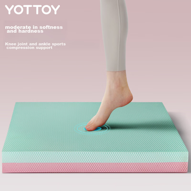 Yottoy Balance Pad, коврик для йоги, поддержка для планки, тренировка мышц кора, фитнес-йога, бесшумный, нескользящий, утолщенная мягкая пена, подушка для коленей - изображение 7