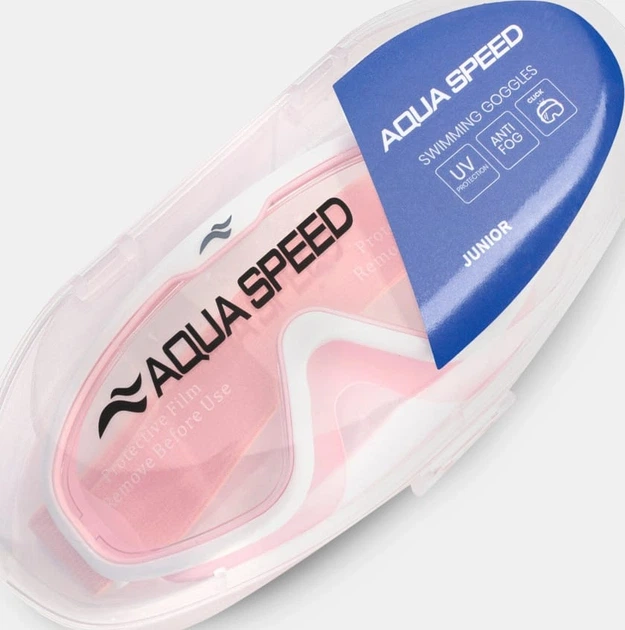 Очки-маска для плавания Aqua Speed TIVANO JR FS 62939 736-03 детские Розовые (5905718629398) - изображение 5