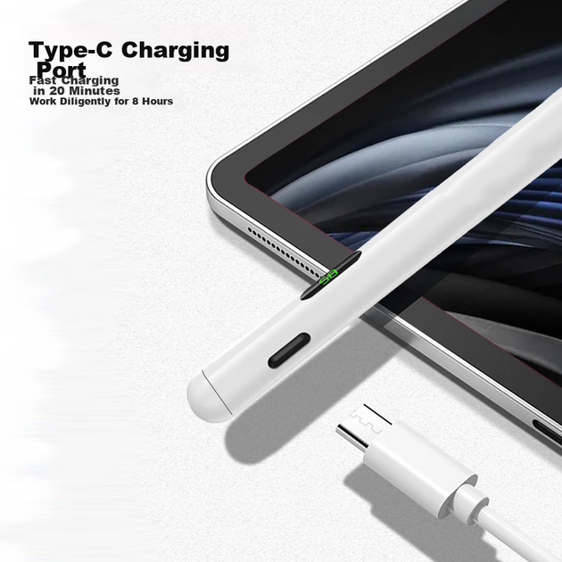 Стилус ємнісний WITGOER для iPad сумісний з Apple Pencil магнітний - зображення 4